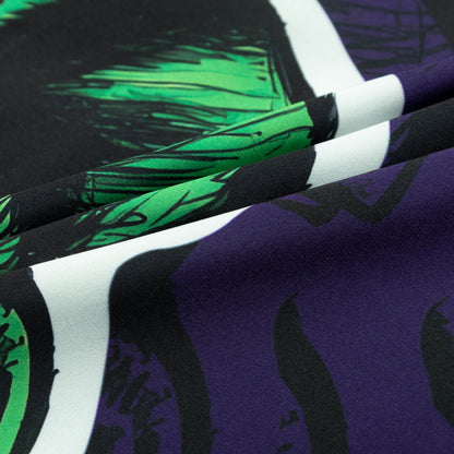 Halloween Frankenstein Print Long Sleeve Vacation Shirt Jonvidesign