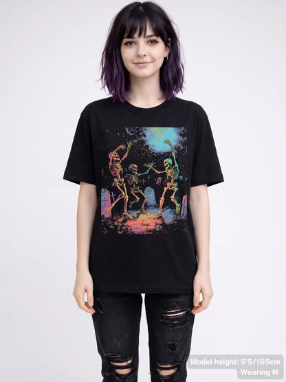 Dancing Skeletons Halloween T-Shirt