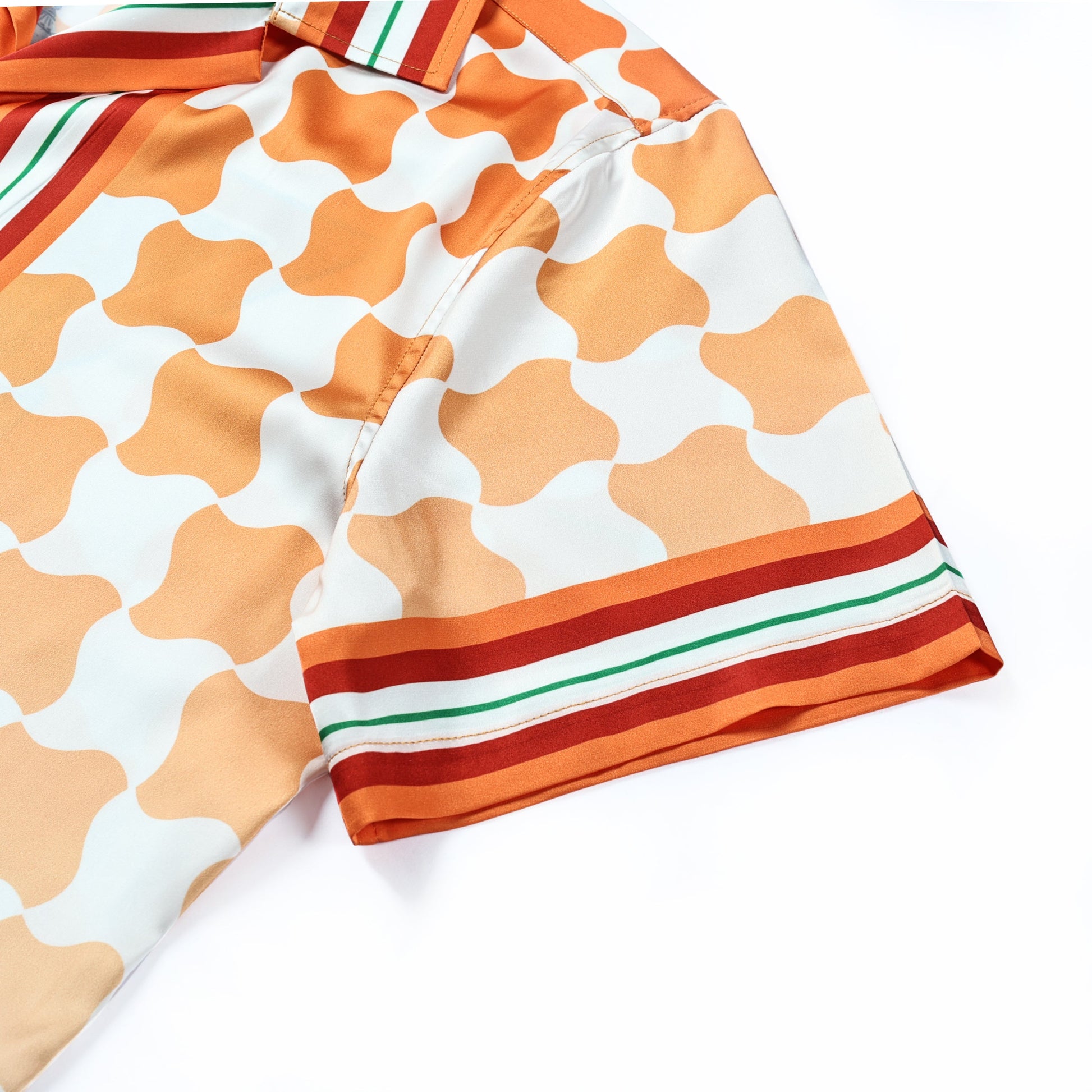 Landmark Goose Print Camp Collar Shirt Jonvidesign
