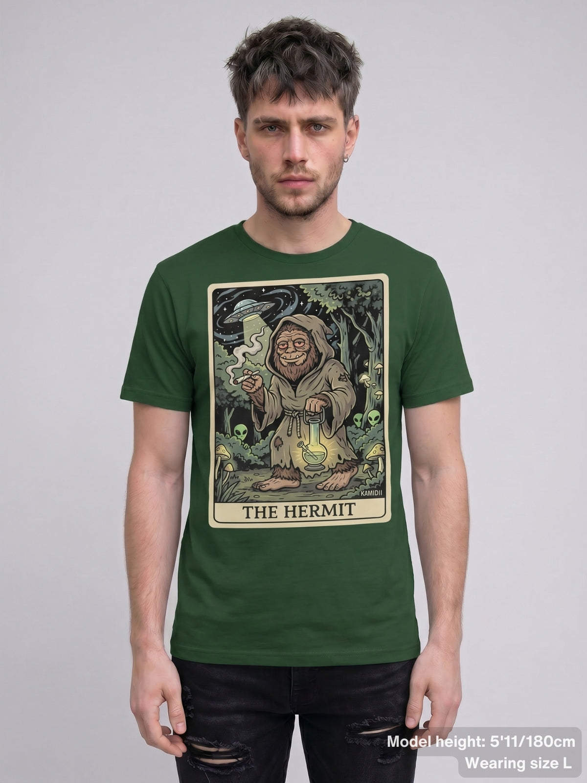 "The Hermit" Bigfoot Stoner Tee