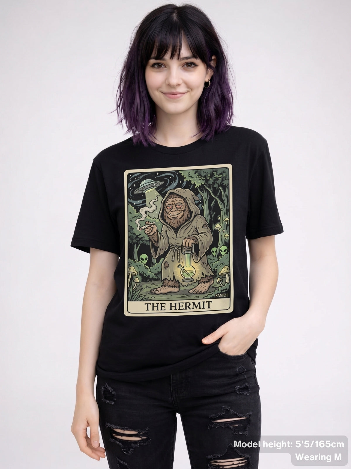 "The Hermit" Bigfoot Stoner Tee