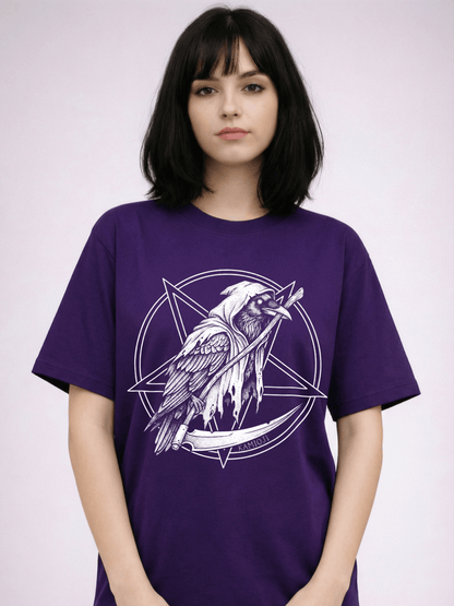 Grim Reaper Crow T Shirt